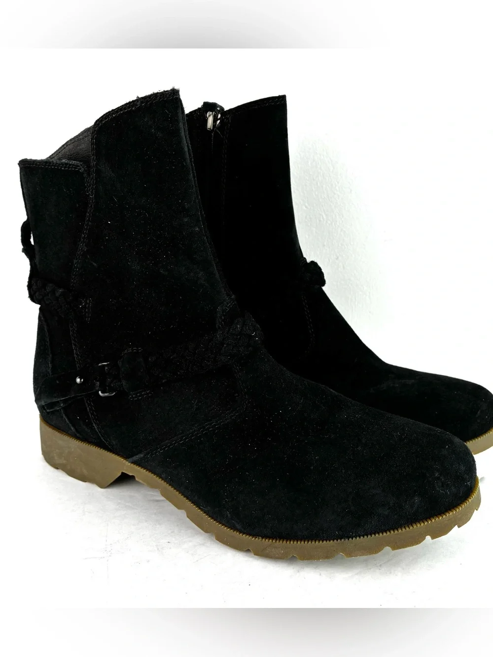 Teva De La Vina Black Suede Boots